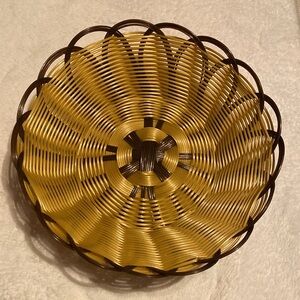 Wicker rattan storage basket